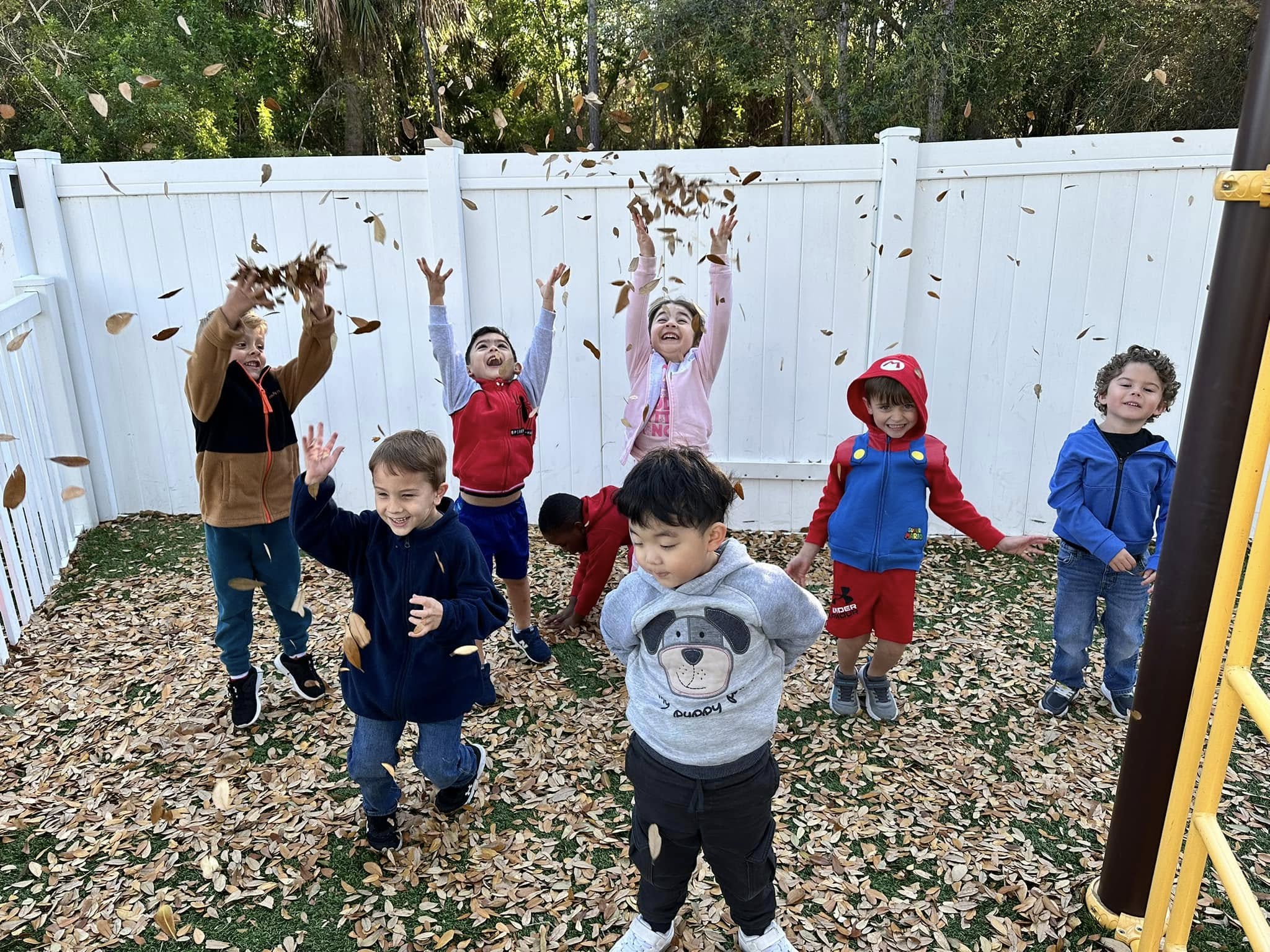 daycare west melbourne fl outdoor play leaves mustard seed kidz